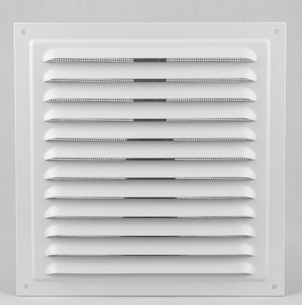 metal shutter – white